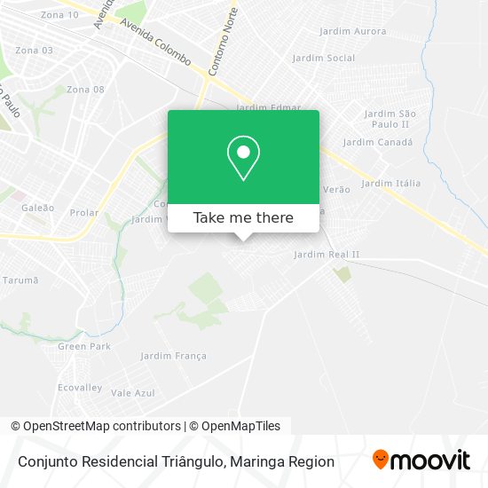 Conjunto Residencial Triângulo map