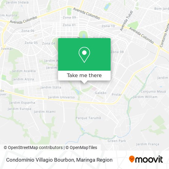 Condomínio Villagio Bourbon map