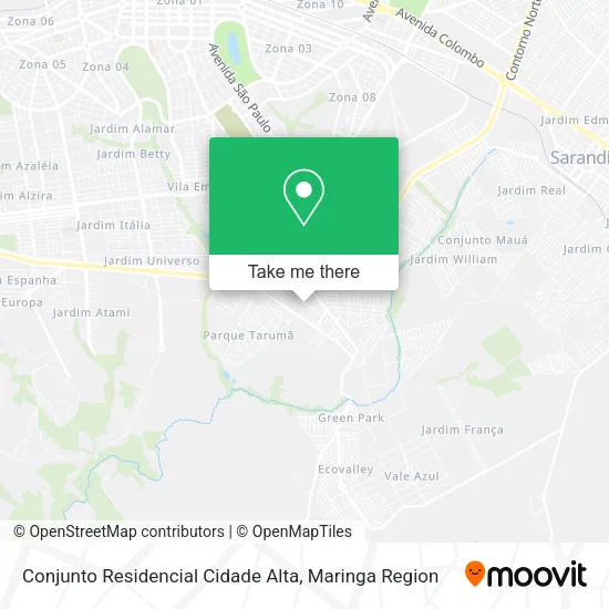 Conjunto Residencial Cidade Alta map