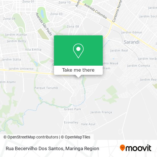 Rua Becervilho Dos Santos map