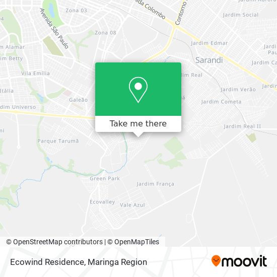 Ecowind Residence map