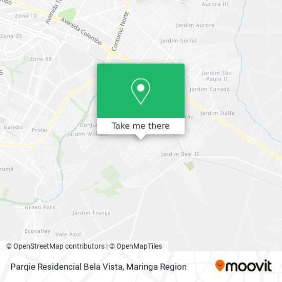 Parqie Residencial Bela Vista map