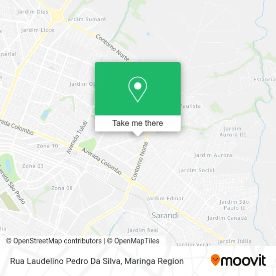 Rua Laudelino Pedro Da Silva map