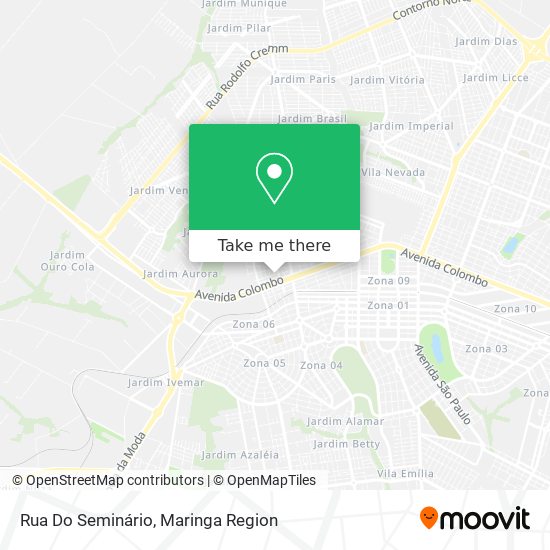 Rua Do Seminário map