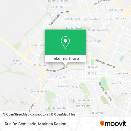 Mapa Rua Do Seminário