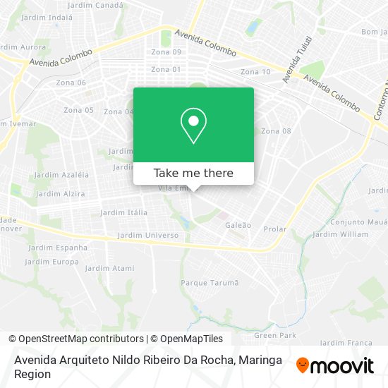 Avenida Arquiteto Nildo Ribeiro Da Rocha map
