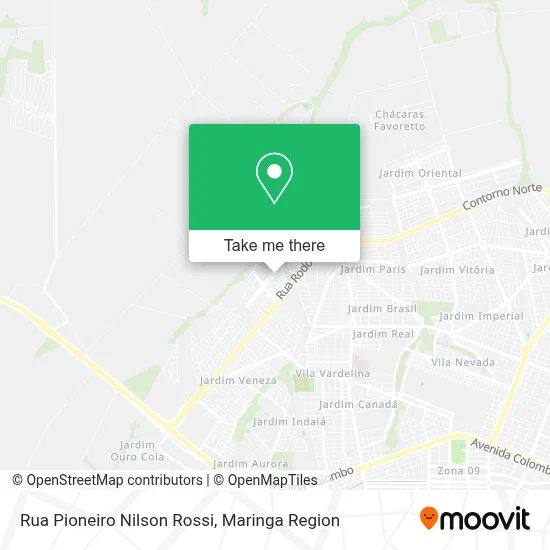 Rua Pioneiro Nilson Rossi map