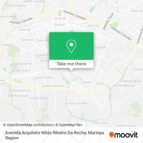 Avenida Arquiteto Nildo Ribeiro Da Rocha map