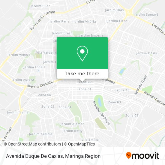 Mapa Avenida Duque De Caxias