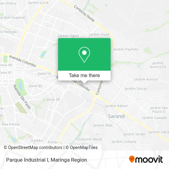 Parque Industrial I map