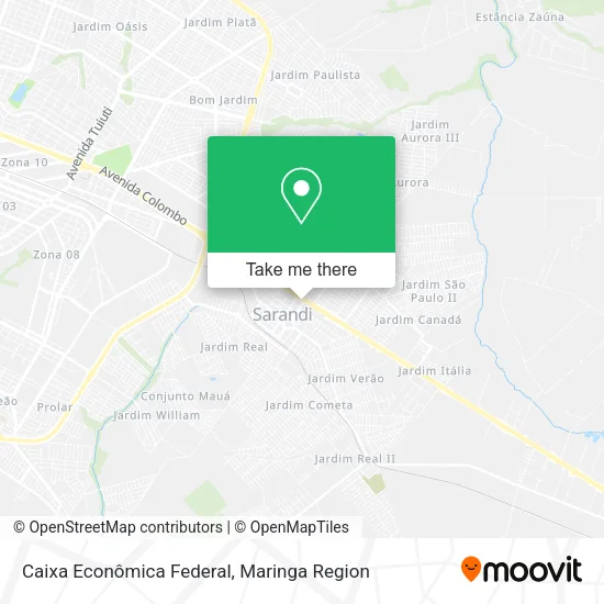 Caixa Econômica Federal map