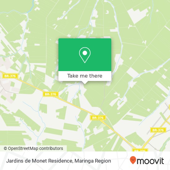 Mapa Jardins de Monet Residence