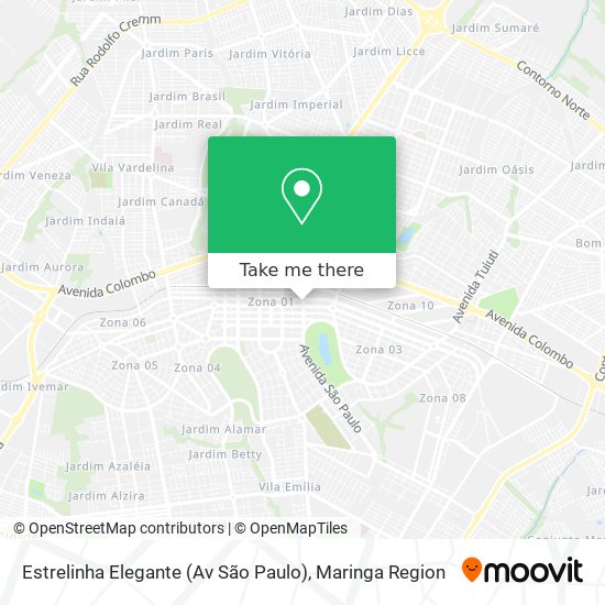 Estrelinha Elegante (Av São Paulo) map