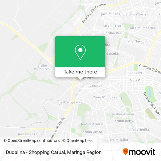 Dudalina - Shopping Catuai map