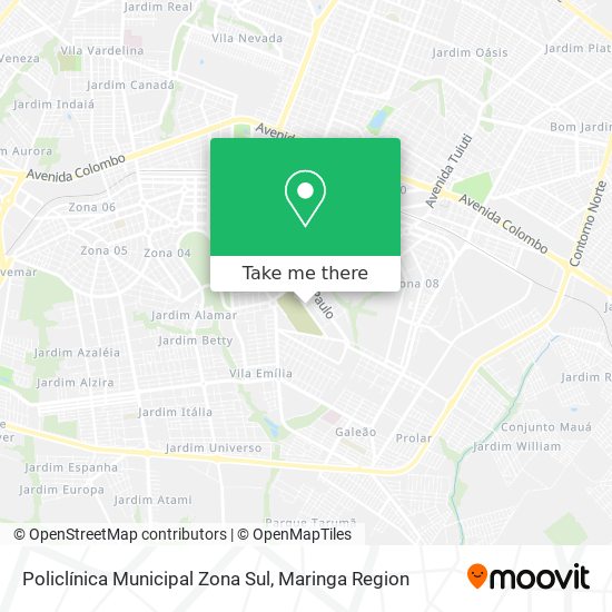 Policlínica Municipal Zona Sul map