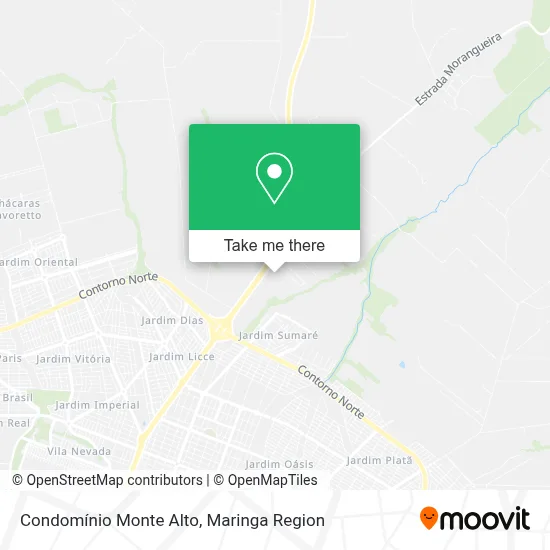 Condomínio Monte Alto map