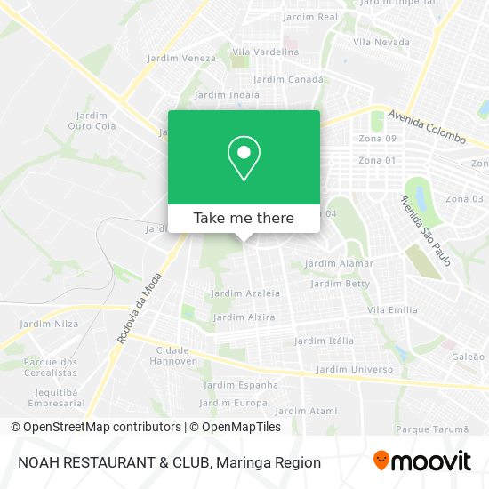 Mapa NOAH RESTAURANT & CLUB