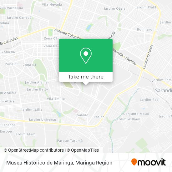 Museu Histórico de Maringá map