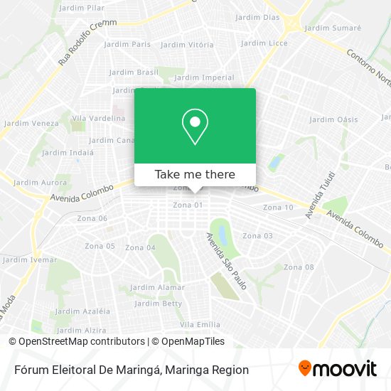 Fórum Eleitoral De Maringá map