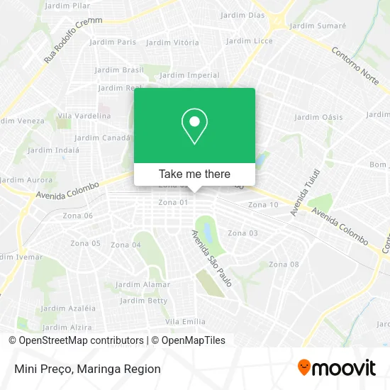 Mini Preço map