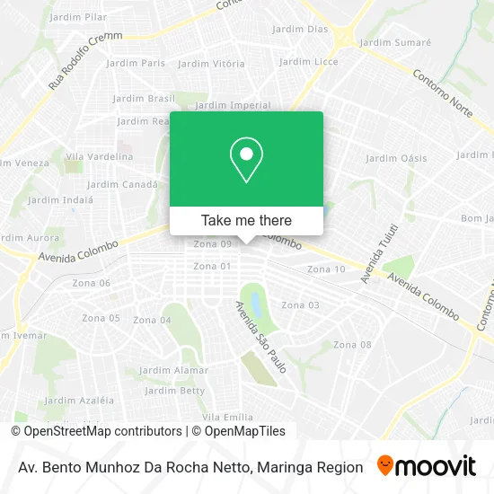 Av. Bento Munhoz Da Rocha Netto map