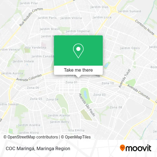COC Maringá map