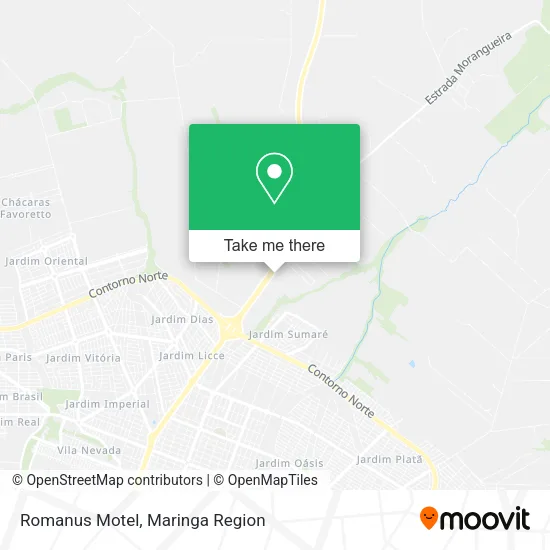 Romanus Motel map