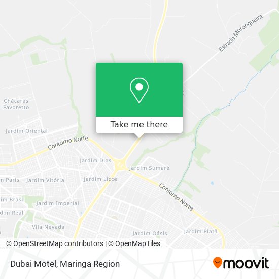 Mapa Dubai Motel