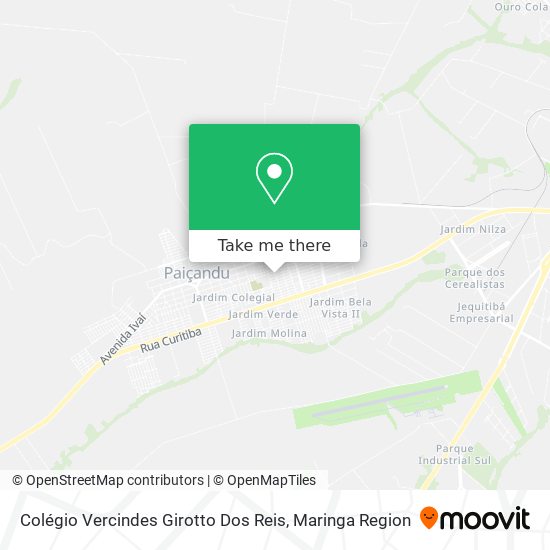 Colégio Vercindes Girotto Dos Reis map