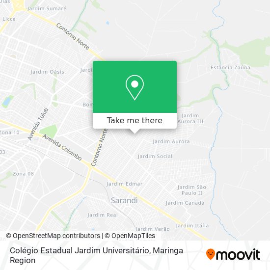 Colégio Estadual Jardim Universitário map