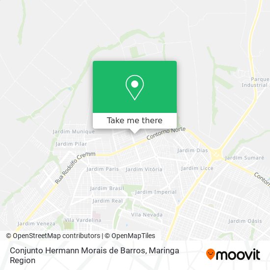 Mapa Conjunto Hermann Morais de Barros