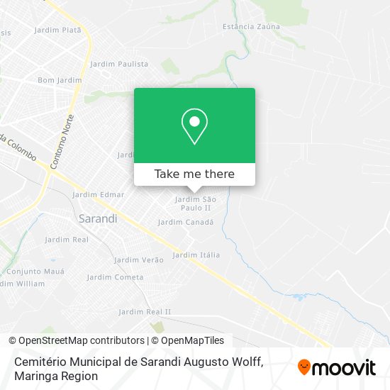 Cemitério Municipal de Sarandi  Augusto Wolff map