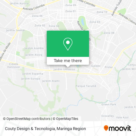 Couty Design & Tecnologia map