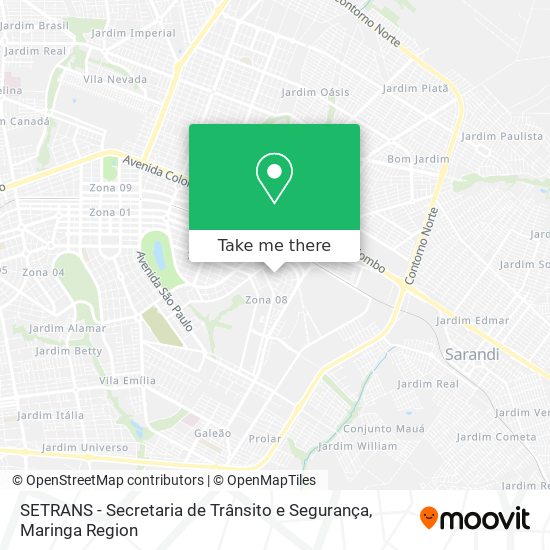 SETRANS - Secretaria de Trânsito e Segurança map