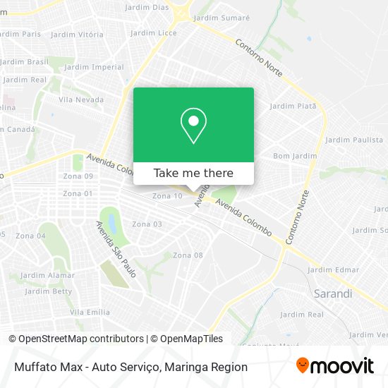 Mapa Muffato Max - Auto Serviço