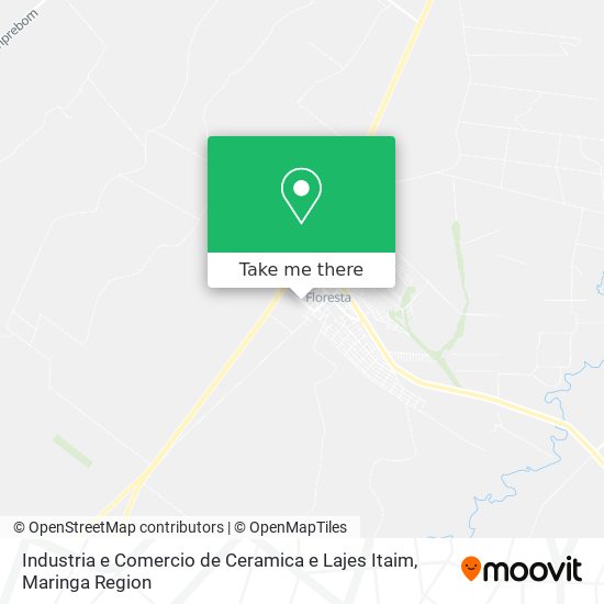 Mapa Industria e Comercio de Ceramica e Lajes Itaim