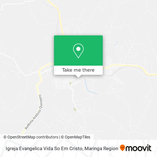 Igreja Evangelica Vida So Em Cristo map