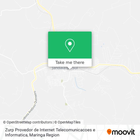 Zurp Provedor de Internet Telecomunicacoes e Informatica map