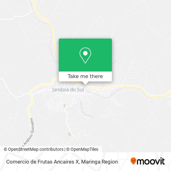 Comercio de Frutas Ancaires X map