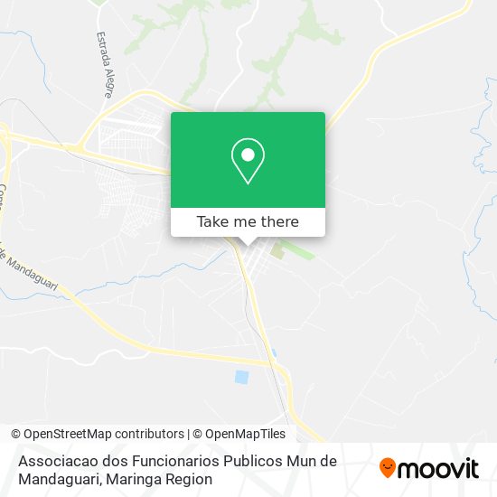 Mapa Associacao dos Funcionarios Publicos Mun de Mandaguari