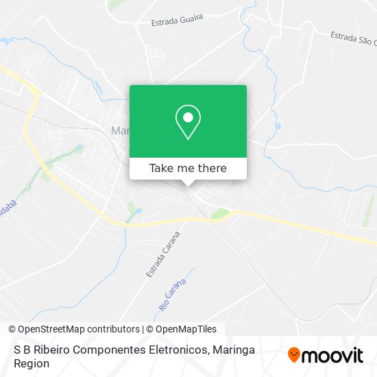 S B Ribeiro Componentes Eletronicos map