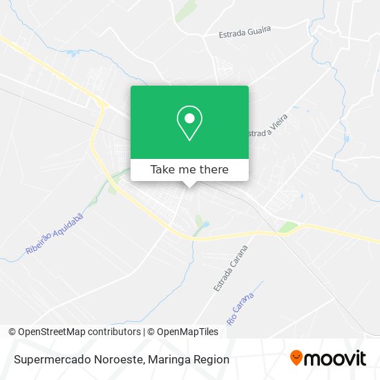 Mapa Supermercado Noroeste