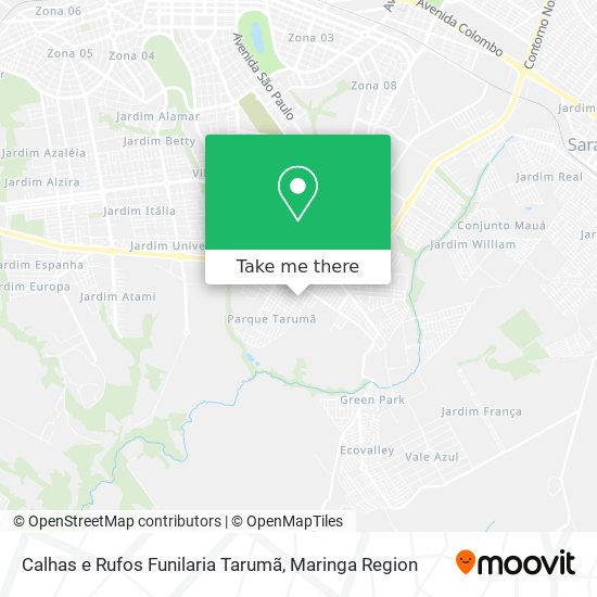 Calhas e Rufos Funilaria Tarumã map