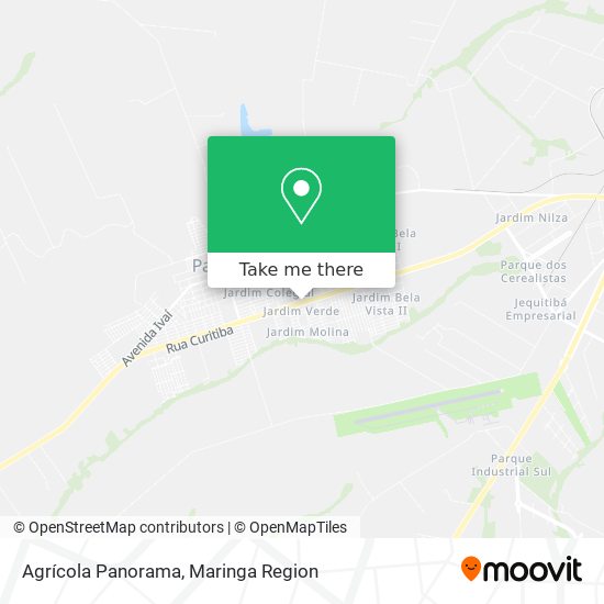 Agrícola Panorama map