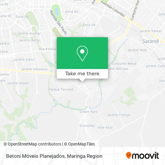 Betoni Móveis Planejados map