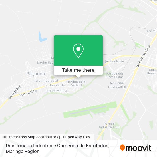 Dois Irmaos Industria e Comercio de Estofados map