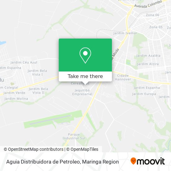 Aguia Distribuidora de Petroleo map