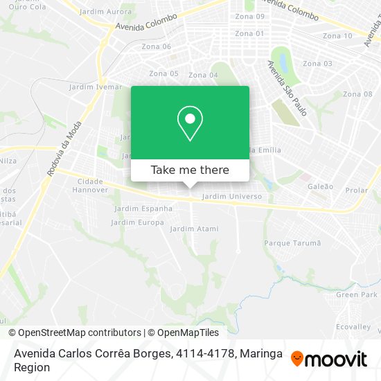 Avenida Carlos Corrêa Borges, 4114-4178 map