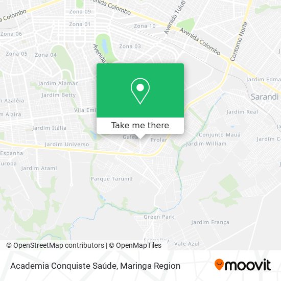 Academia Conquiste Saúde map