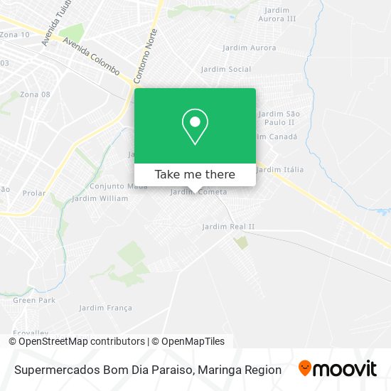 Supermercados Bom Dia Paraiso map